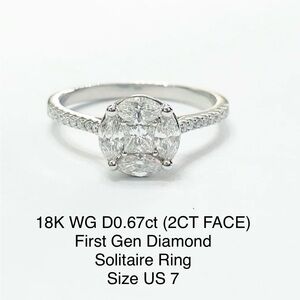 First Generation Diamond Earrings